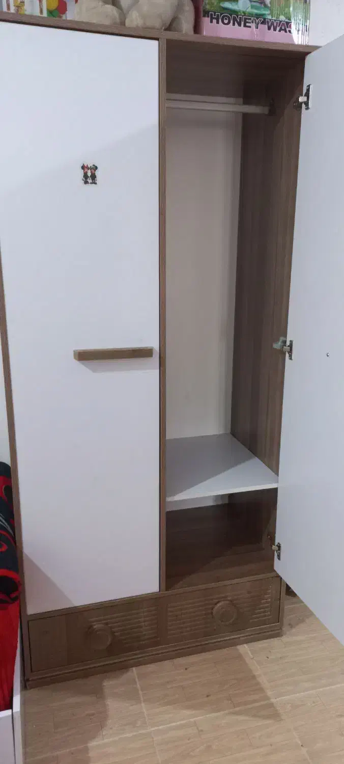 کمد قدی لباس|جاکفشی، کمد، دراور|اهواز, سپیدار|دیوار