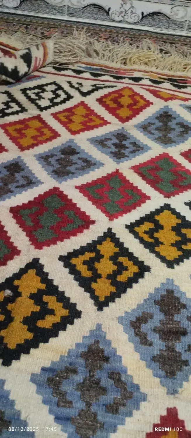 گلیم چه  صنایع دستی|گلیم، جاجیم، گبه|فیروزآباد (فارس), |دیوار