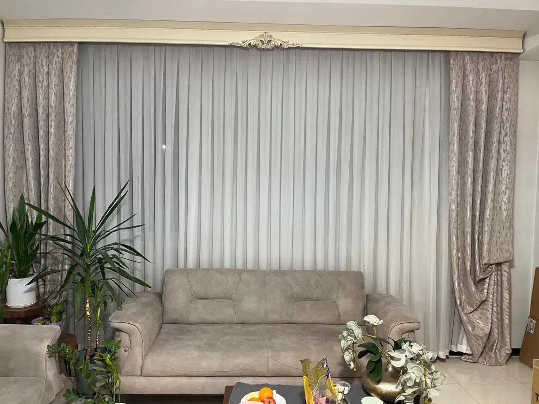 کتیبه پرده در حد نو|پرده، رانر، رومیزی|تهران, آزادشهر|دیوار