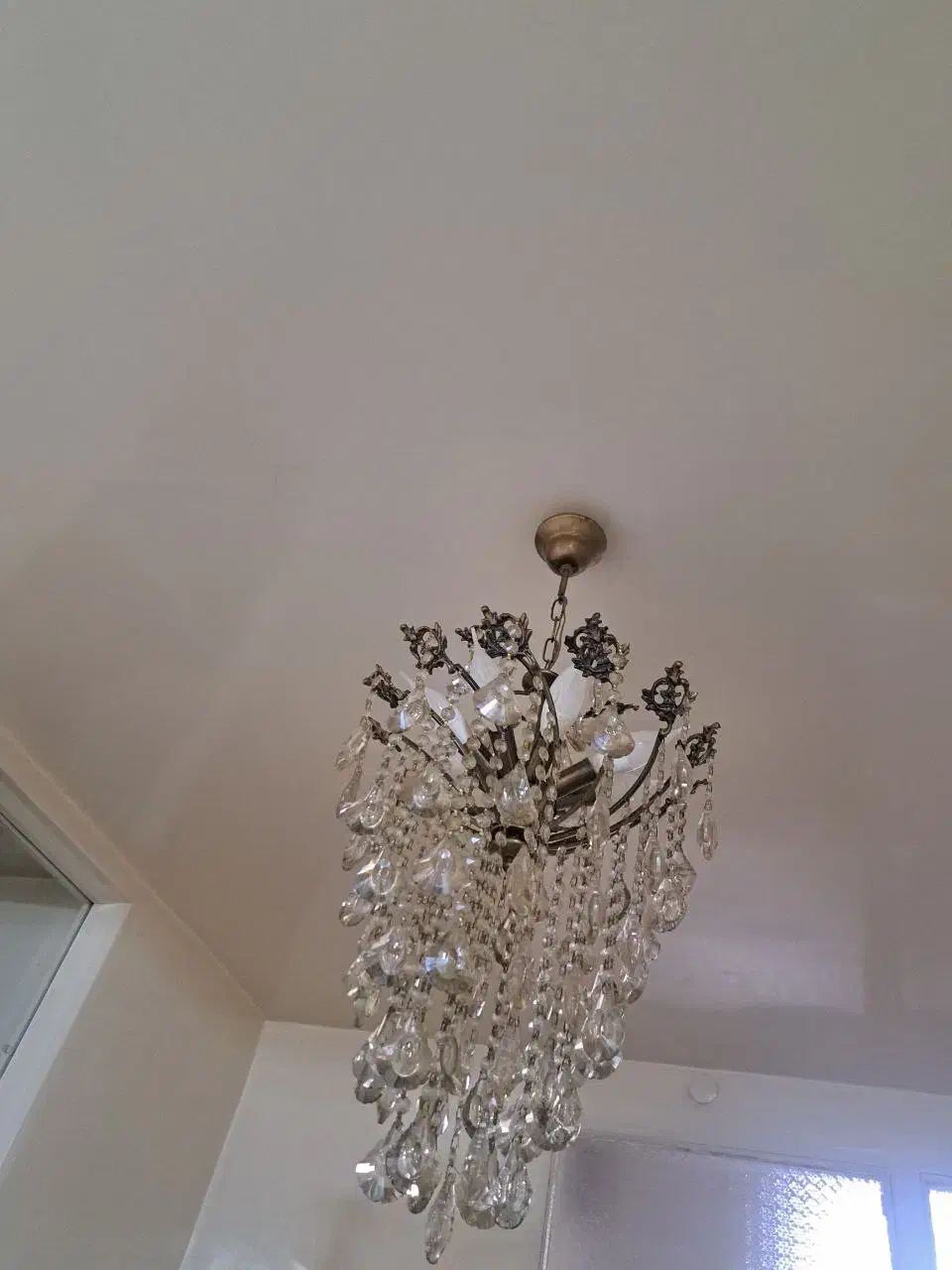 لوستر کریستالی|لوستر و چراغ آویز|اسلامشهر, شهرک قائمیه|دیوار