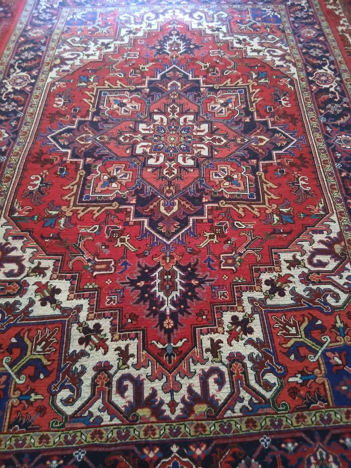 یک جفت فرش هریس دستبافت|فرش|اهر, |دیوار