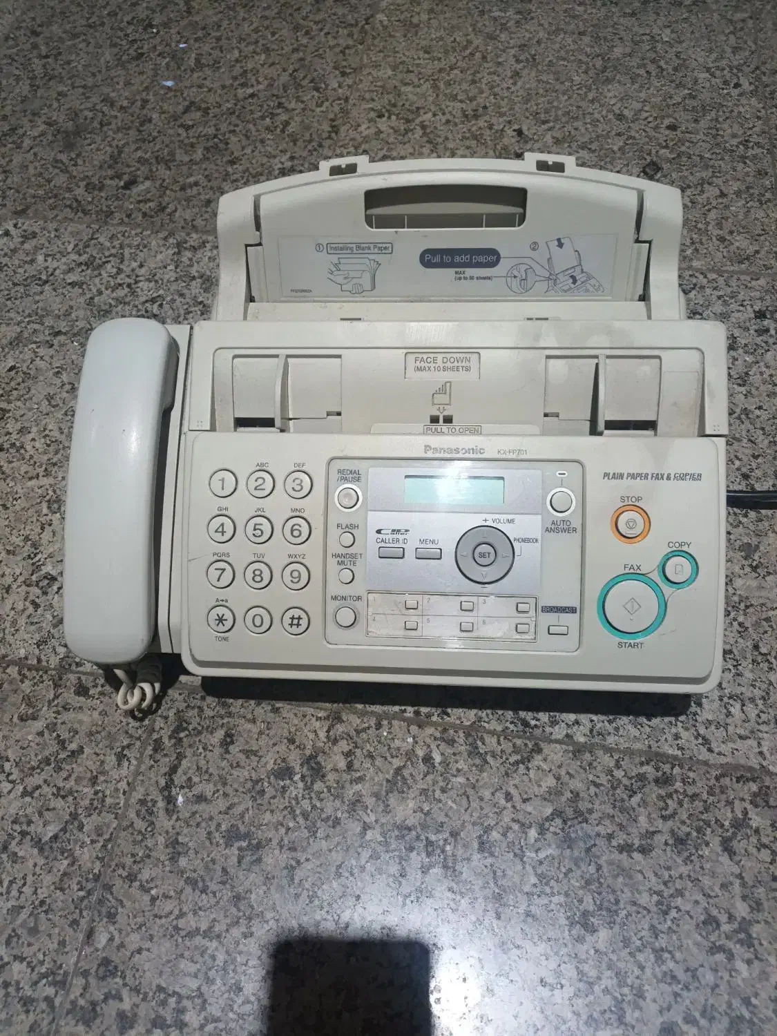 دستگاه فکس پاناسونیک|پرینتر، اسکنر، کپی، فکس|تهران, شهرک شریعتی|دیوار