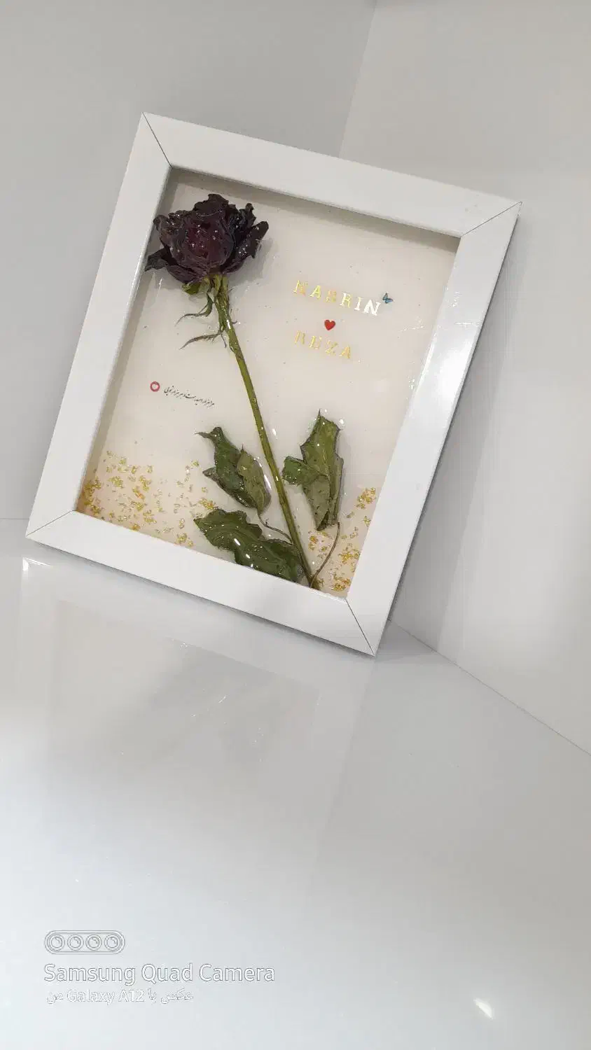 تابلو گل خشک رزینی|تابلو، نقاشی، عکس|تبریز, |دیوار