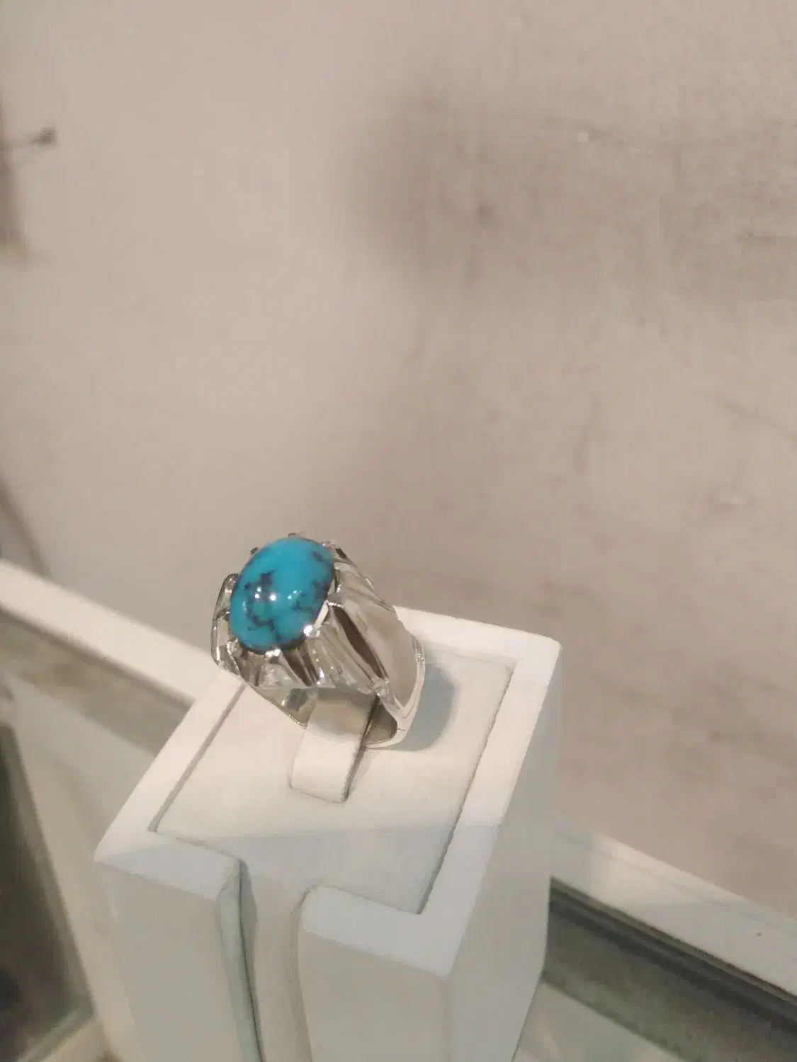 مدال نقره وانگشتر فیروزه نیشابورو50عددساعت|جواهرات|مشهد, سرافرازان|دیوار