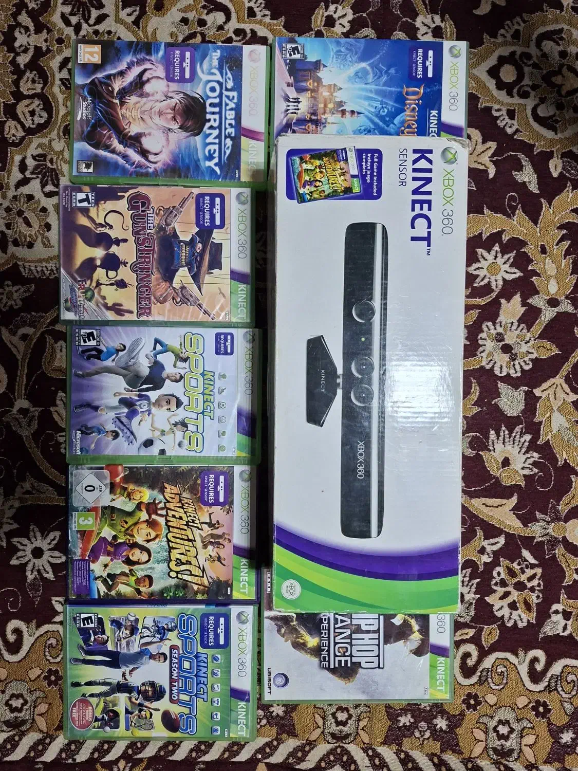 کنسول کینکت ایکس باکس ۳۶۰ با سی دی|کنسول، بازی ویدئویی و آنلاین|مشهد, سجادیه|دیوار