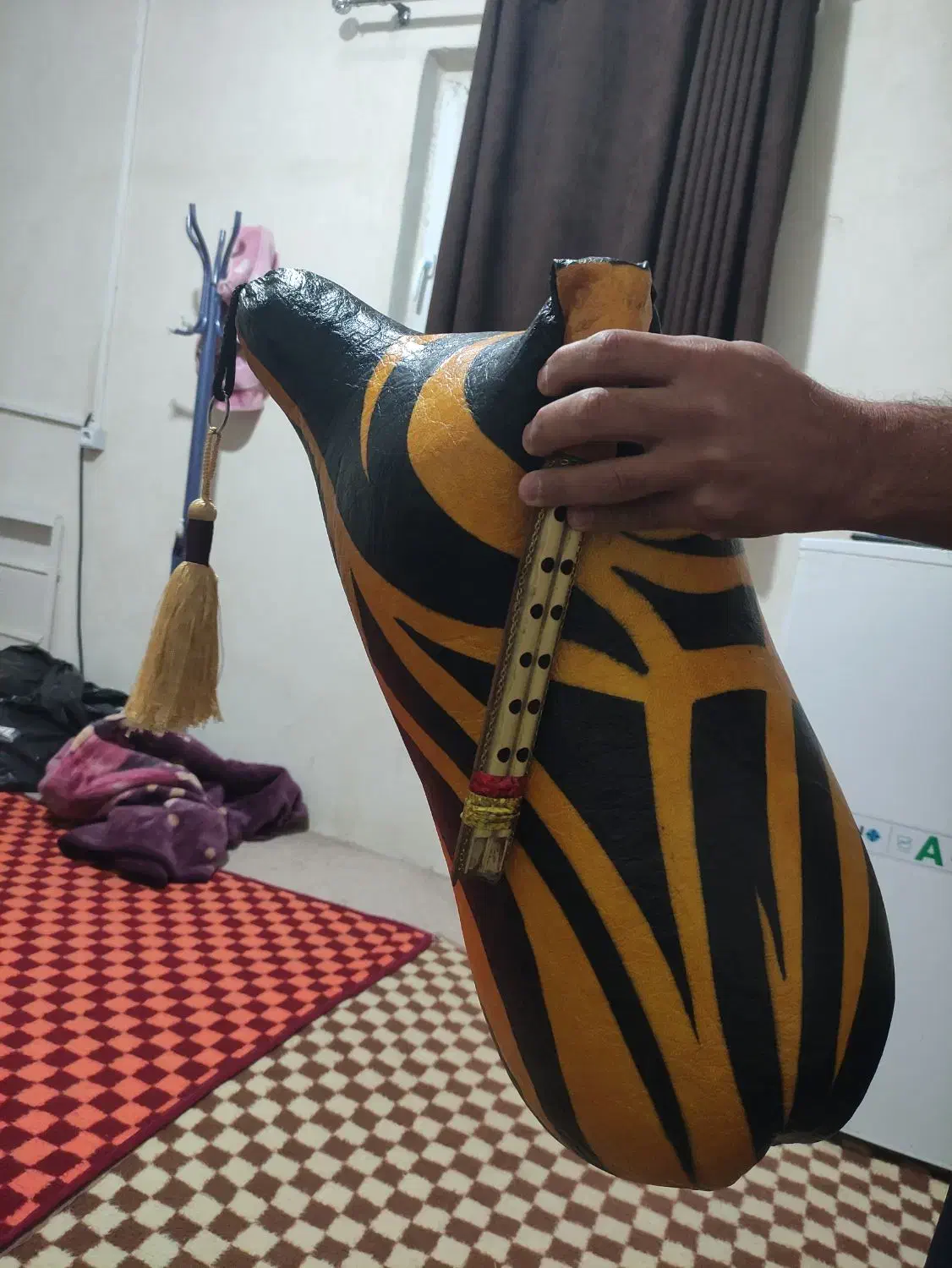 نی انبان جنس خوبو|سازهای بادی|بندرعباس, |دیوار