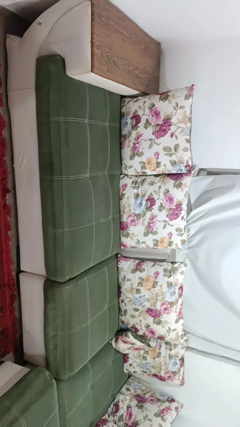 مبل ال .مبل دو نفره تخت خوابشو|مبلمان خانگی و میز عسلی|رودسر, |دیوار