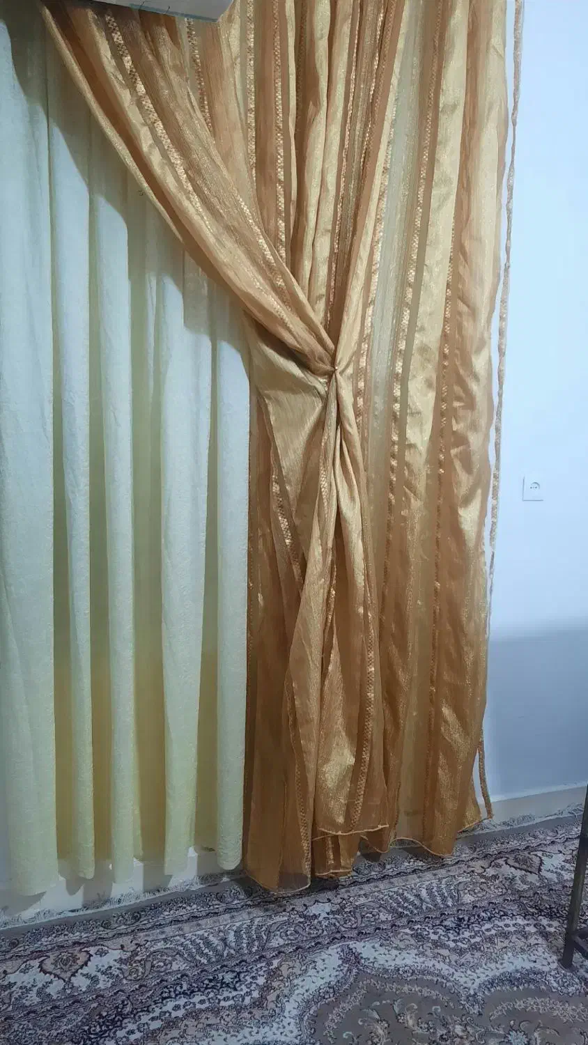 پرده سه درسه زیباوخوش رنگ|پرده، رانر، رومیزی|رامهرمز, |دیوار