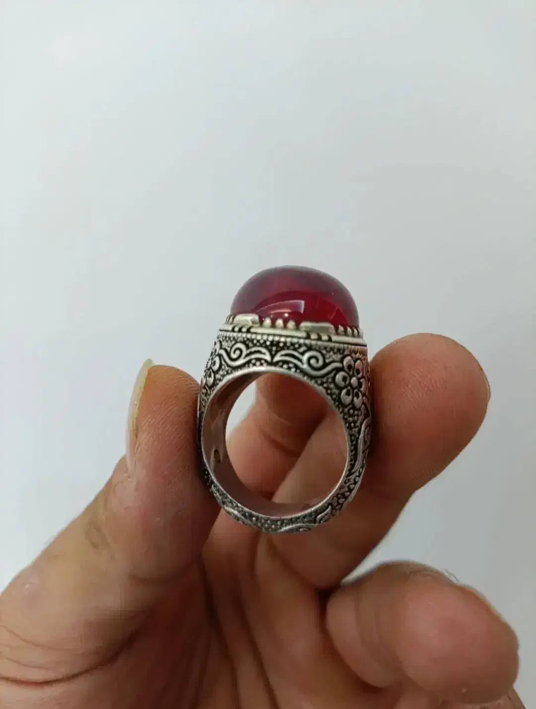 انگشتر نقره یاقوت استار|جواهرات|سردرود, |دیوار