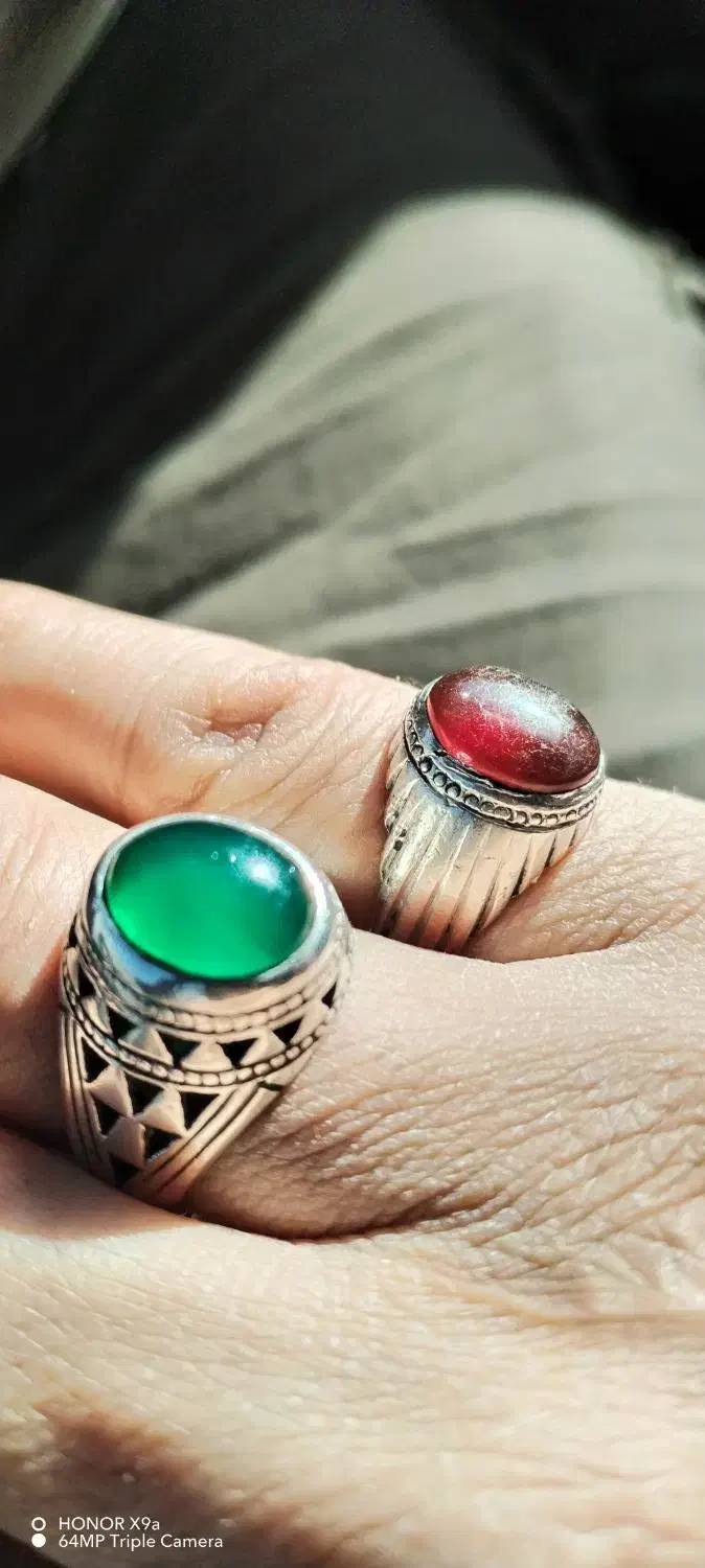 انگشتر نقره عقیق|جواهرات|برخوار, |دیوار