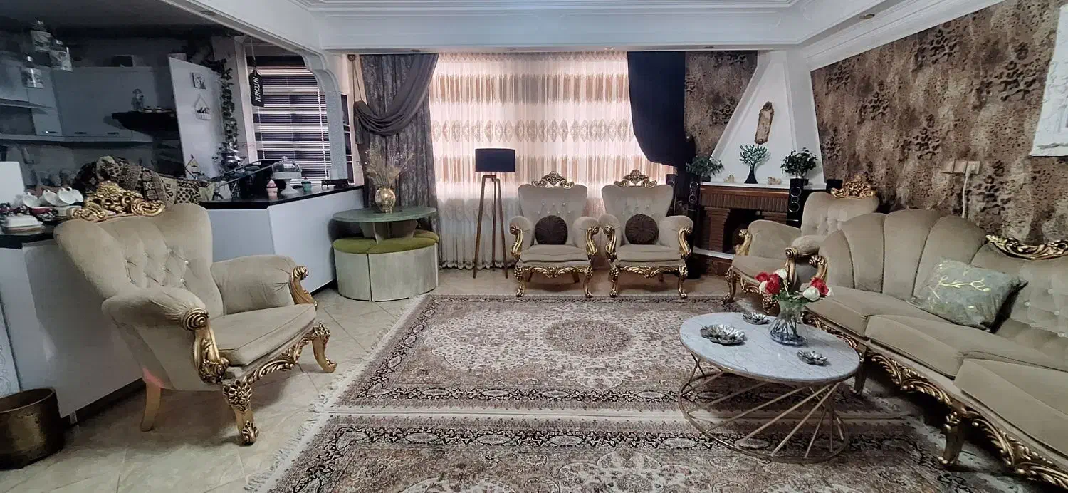 مبل سلطنتی نیمه استیل طرح صدفی|مبلمان خانگی و میز عسلی|فردیس, فردیس|دیوار