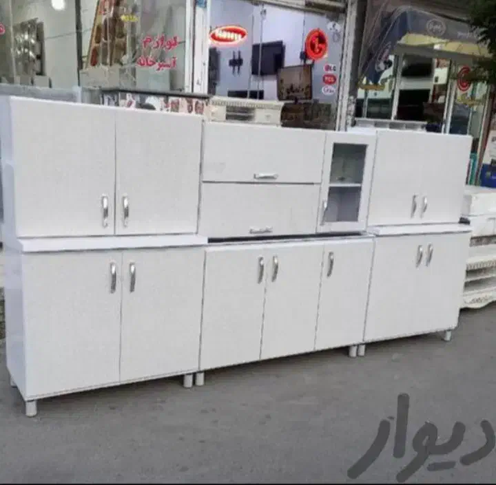 کابینت فلزی طرح ام دی اف. آماده نصب.6 متری|مصالح و تجهیزات ساختمان|اسلام‌شهر, شهرک قائمیه|دیوار