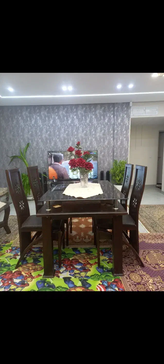 میز ناهار خوری|میز و صندلی غذاخوری|ملایر, |دیوار