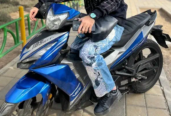 لاکی ۱۸۵ آبی|موتورسیکلت|تهران, آذری|دیوار