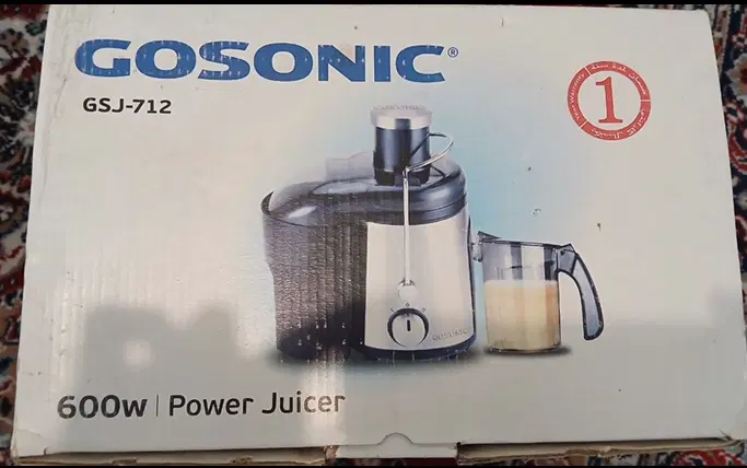 آبمیوه گیری GOSONIC .حداکثر ۵ بار از جعبه خارج شده|آبمیوهگیر و آبمرکباتگیر|تهران, کاج|دیوار