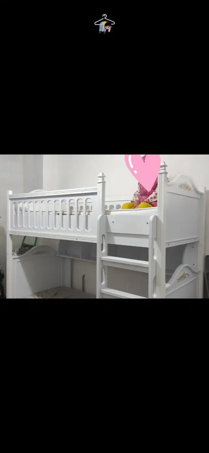 تخت دو طبقه|تخت و سرویس خواب|باروق, |دیوار