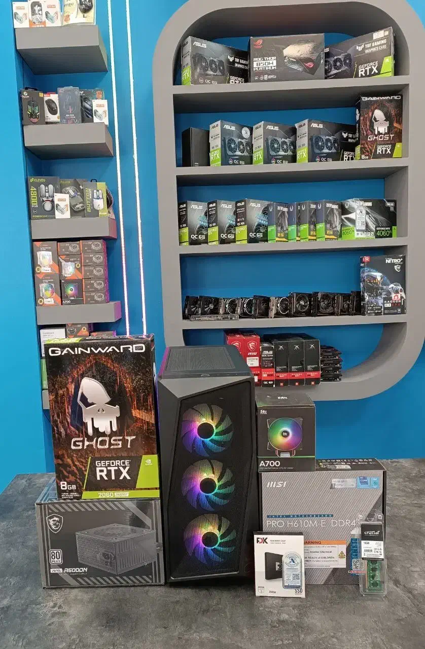 کیس گیمینگ حرفه ای با RTX2060 SUPER|رایانه رومیزی|مشهد, عامل|دیوار