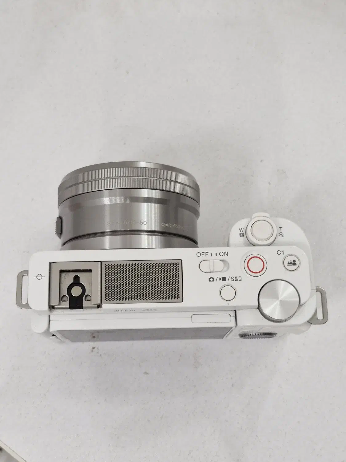 دوربین سونی zve10 سفید کم کار|دوربین عکاسی و فیلمبرداری|نجفآباد, امام خمینی|دیوار