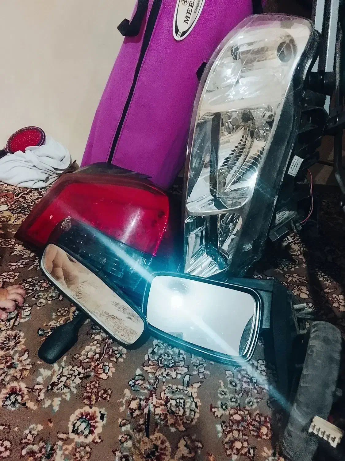 قالپاق و چراغ پراید|قطعات یدکی و لوازم جانبی|مهدی شهر, |دیوار