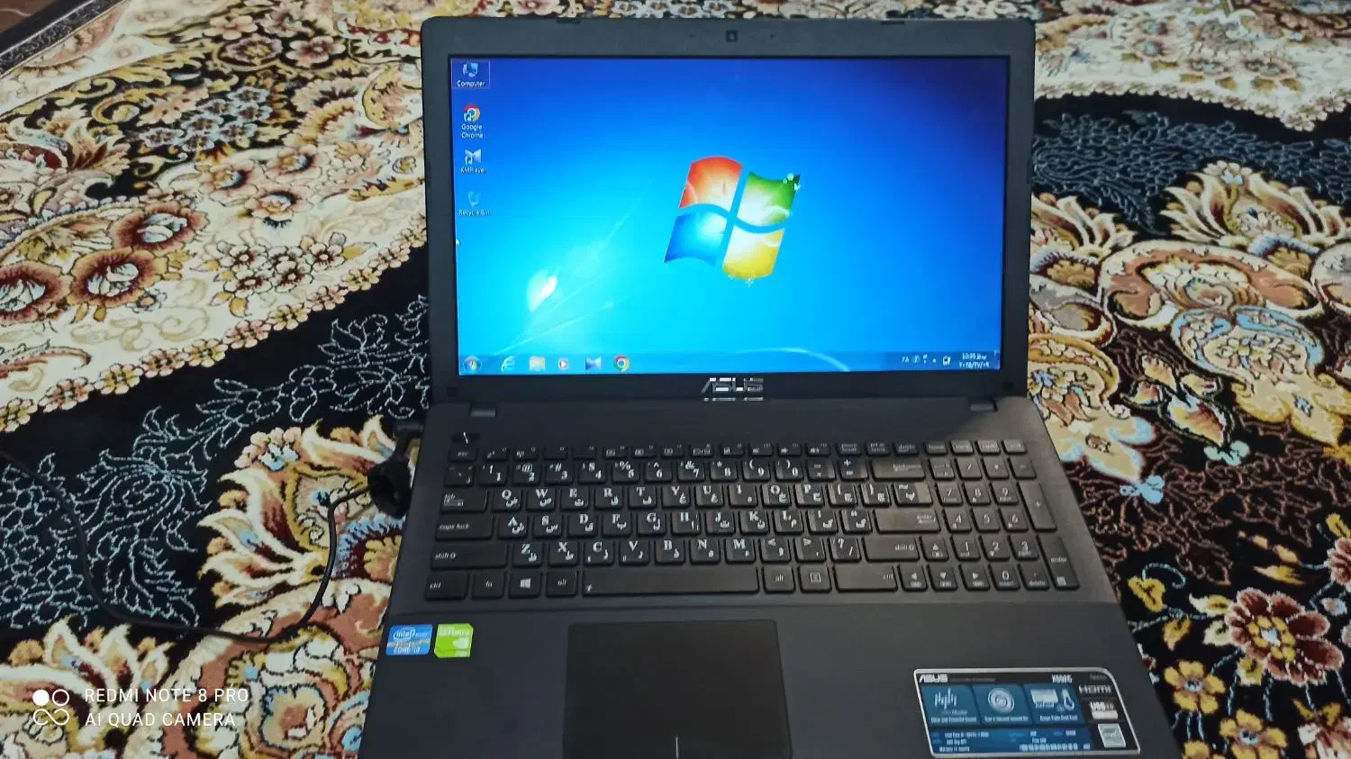 لپ تاپ ASUS بسیار تمیز در حد نو|رایانه همراه|تهران, حر|دیوار