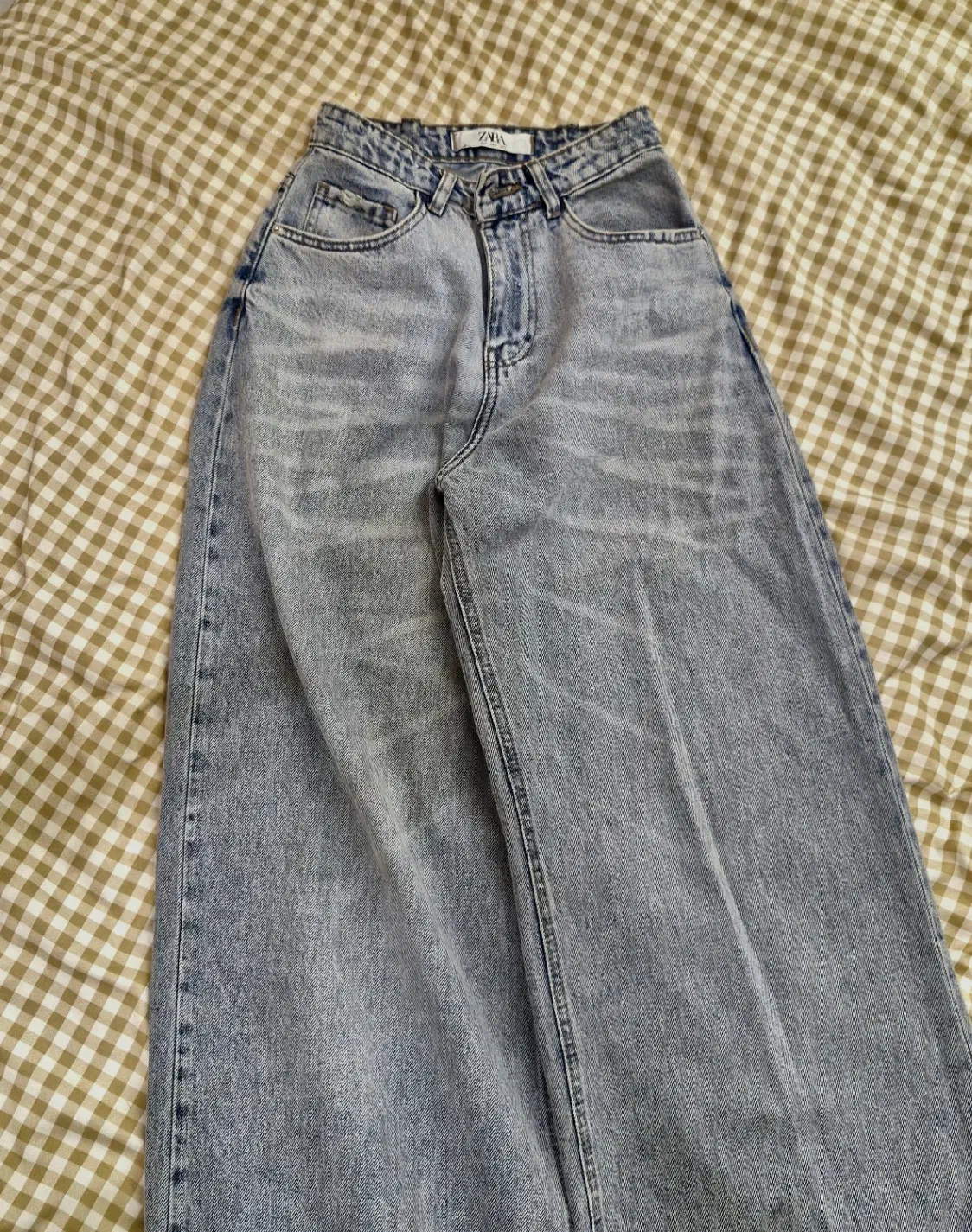 شلوار فول بگ جین طوسی|لباس|شیراز, تلخ داش|دیوار