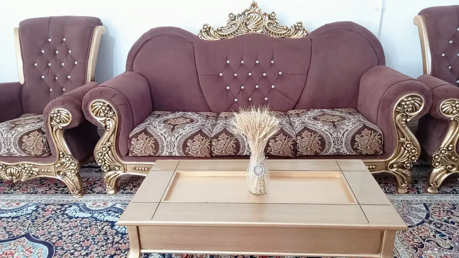 مبل ۷ نفره|مبلمان خانگی و میز عسلی|آباده, |دیوار