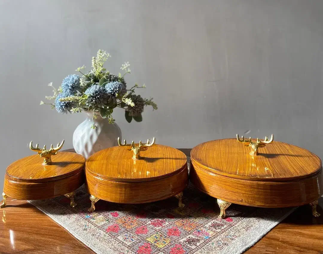 سرویس پذیرایی طرح چوب|ظروف سرو و پذیرایی|قشم, |دیوار