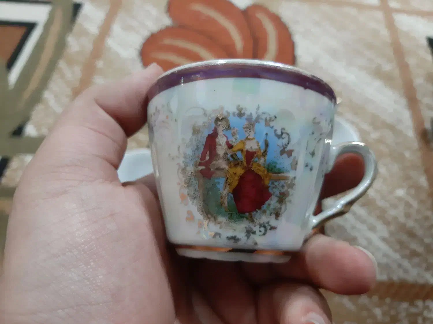 فنجان و نعلبکی|کلکسیون اشیاء عتیقه|قم, مجیدیه|دیوار