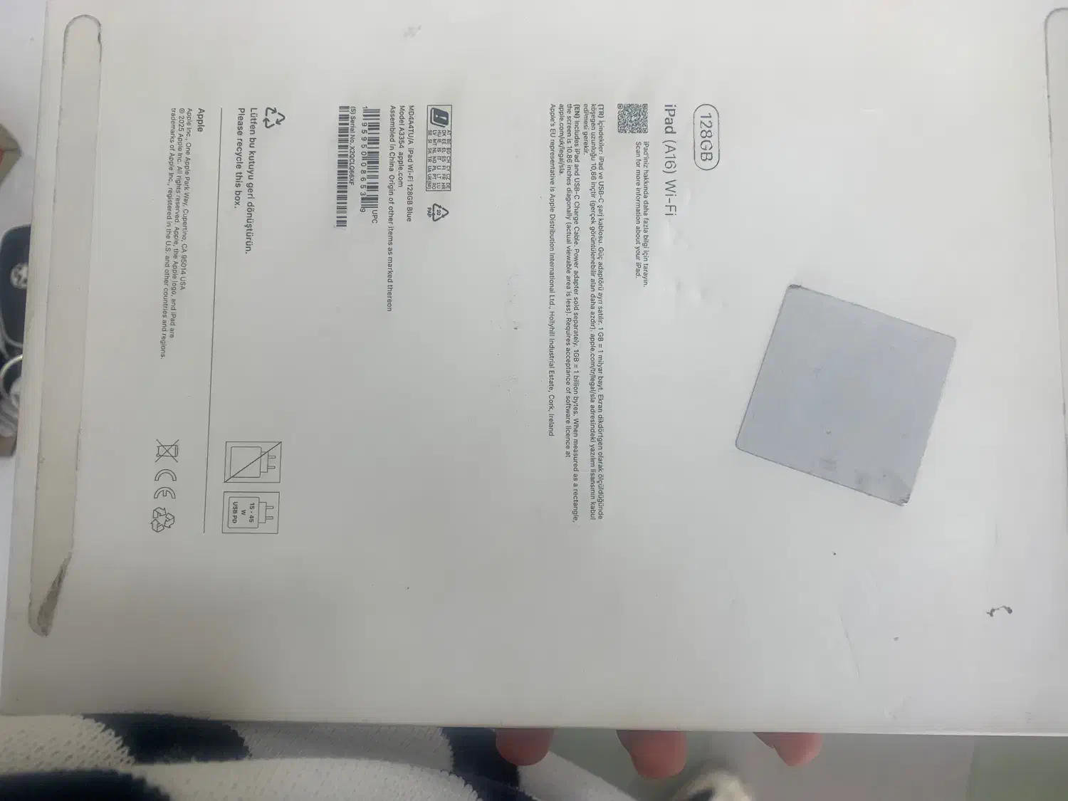 Ipad A16 wifi blue|تبلت|ارومیه, |دیوار