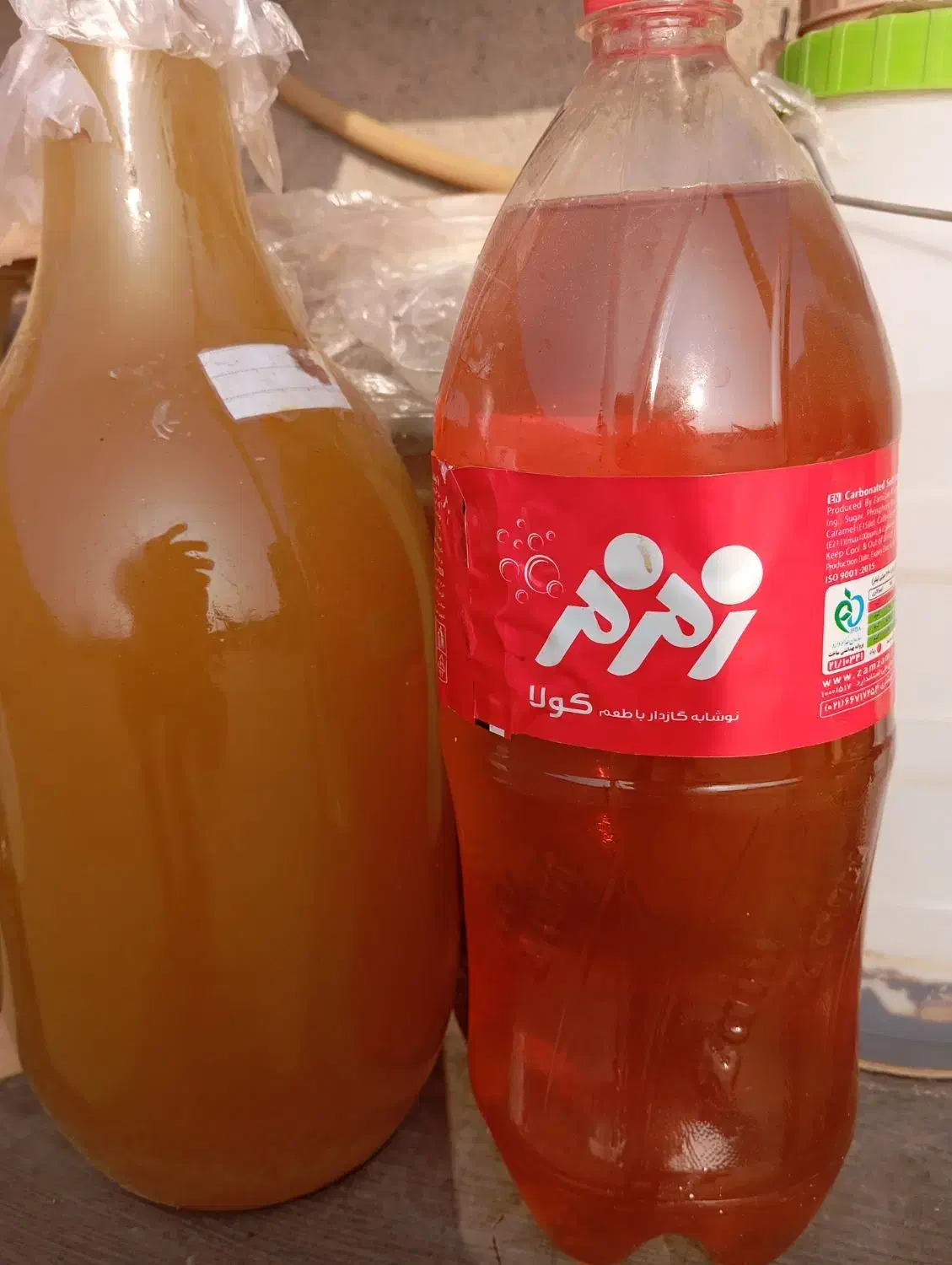 آبغوره خااص کشمش ،سرکه سیب غلیظ ،و برگ مو|خوردنی و آشامیدنی|بناب, |دیوار