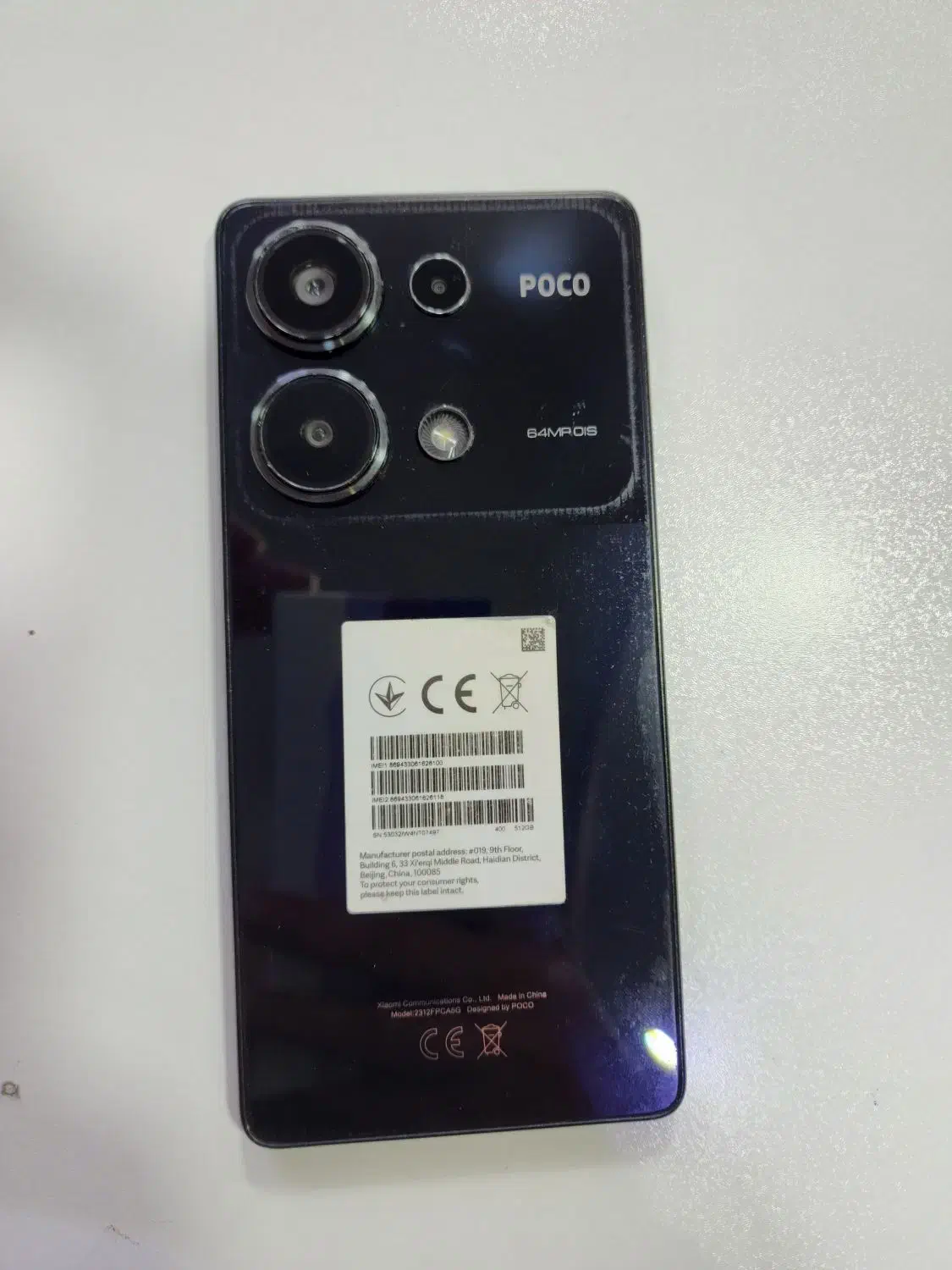 شیائومی پوکو m6pro با حافظه ۵۱۲ گیگ و رام ۱۸|موبایل|رزن, |دیوار