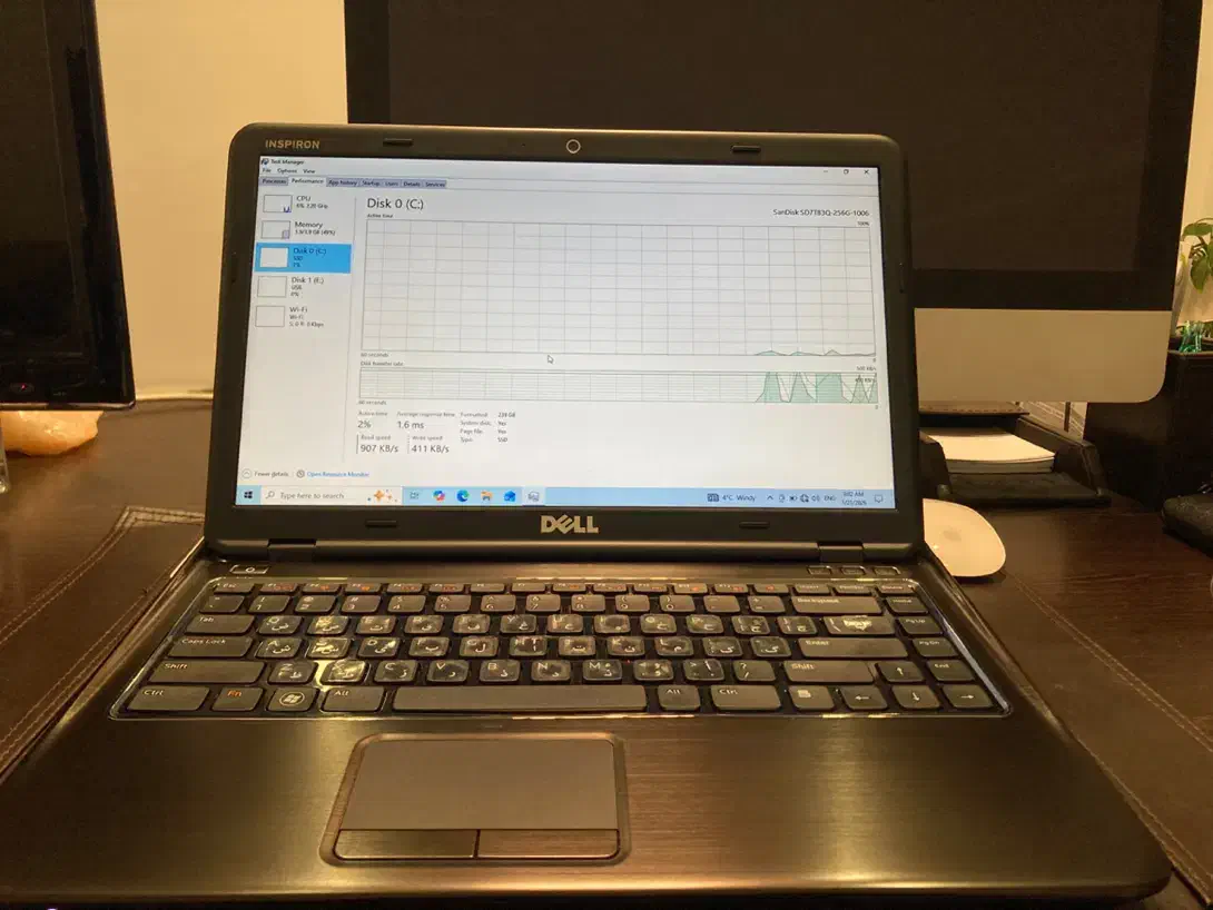 ویندوز ۱۰Dell n411 z  ssd256 لپتاپ مدل|رایانه همراه|تهران, سنائی|دیوار