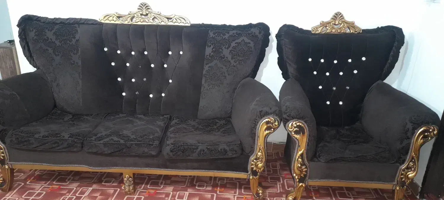 مبل ۷ نفره|مبلمان خانگی و میز عسلی|نسیم‌شهر, |دیوار