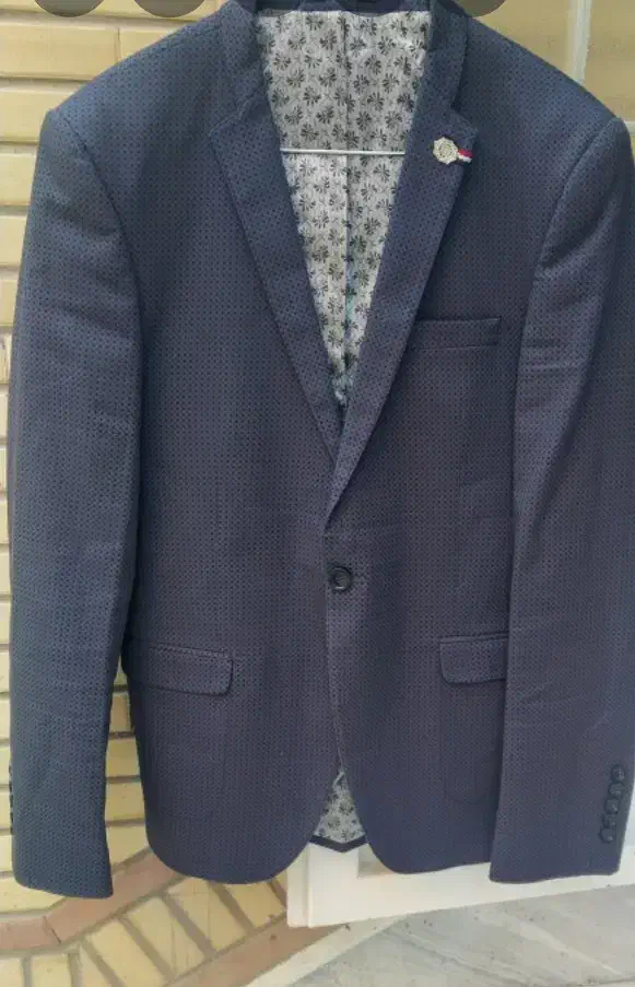 کت تک سایز 44 اسپرت کار ترک رنگ سرمه ای|لباس|قم, سالاریه|دیوار