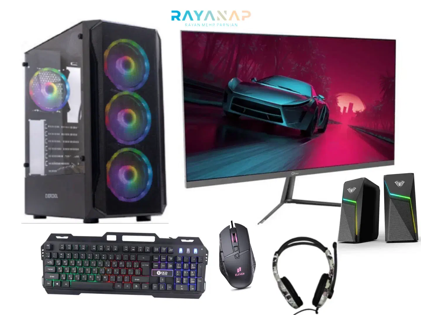 سیستم گیمینگ B360 - i5  مانیتور24 G-Plus  (کد852)|رایانه رومیزی|تبریز, |دیوار