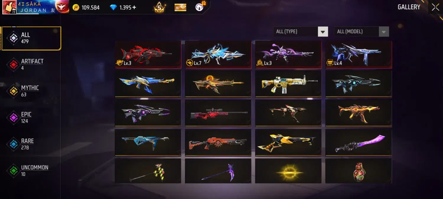 اکانت فری فایر|کنسول، بازی ویدئویی و آنلاین|آق قلا, |دیوار