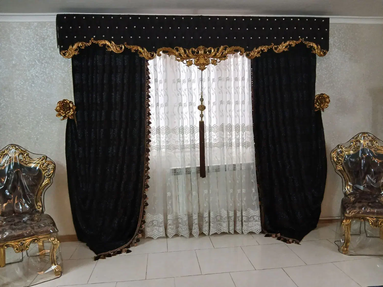 پرده ترک|پرده، رانر، رومیزی|مشهد, رضاشهر|دیوار