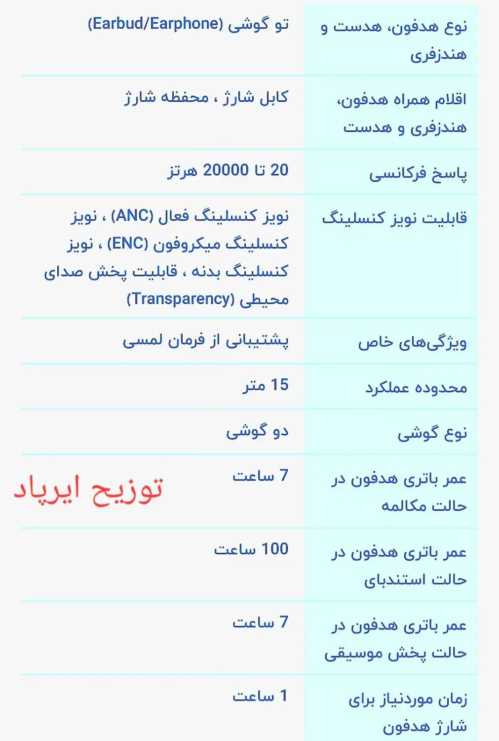 هدفون ایرپاد|لوازم جانبی موبایل و تبلت|قزوین, |دیوار