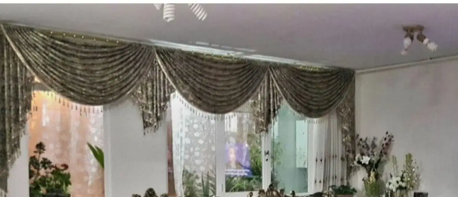 پرده سلطنتی شیک|پرده، رانر، رومیزی|بروجن, |دیوار