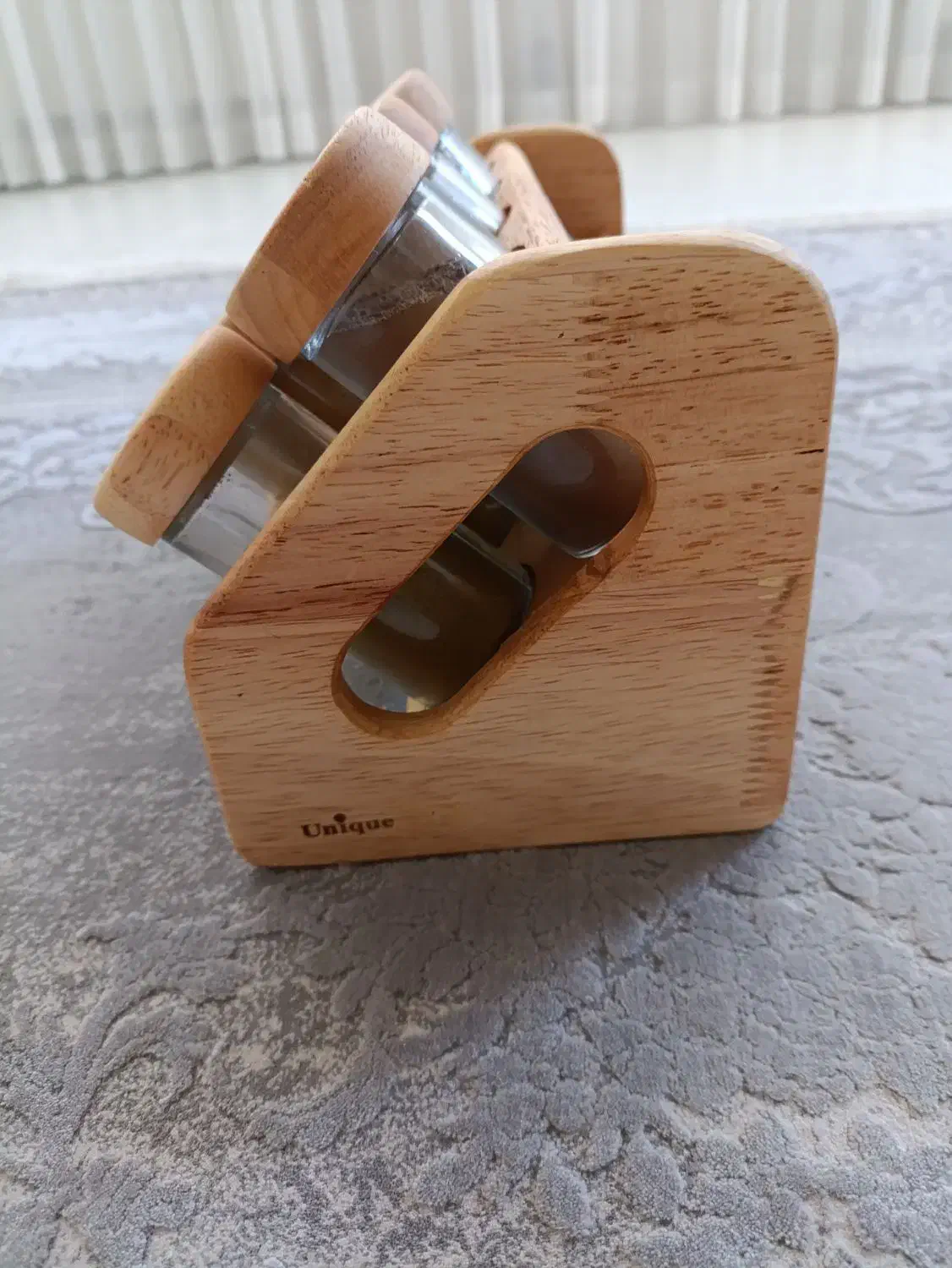 جا ادویه چوبی برند یونیک ۸عددی|ظروف نگهدارنده، پلاستیکی، یکبارمصرف|تهران, جوادیه تهرانپارس|دیوار