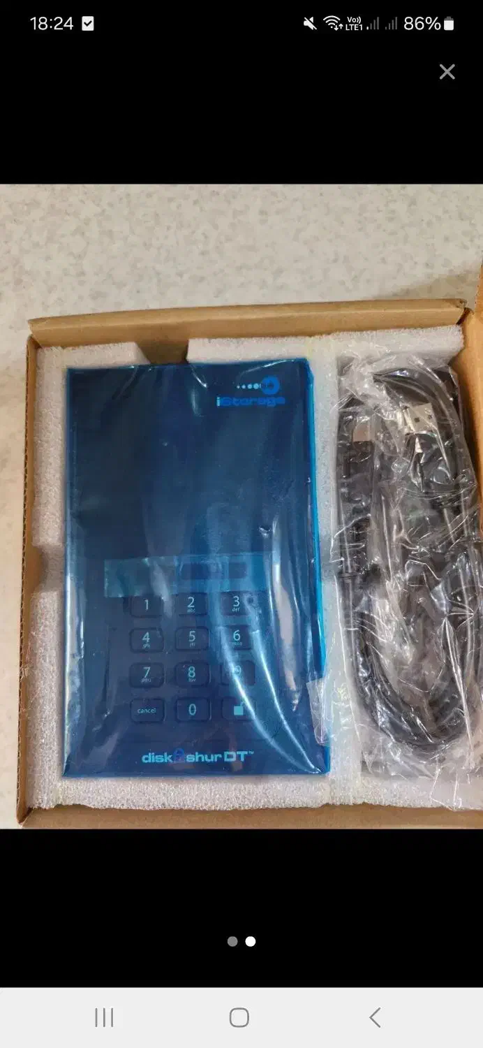 هارد رمز دار نو ۲ ترا برند istorage|قطعات و لوازم جانبی رایانه|تهران, شهرک نفت|دیوار