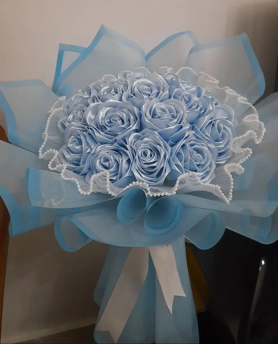 گل رز روبانی|گل مصنوعی|بجنورد, |دیوار