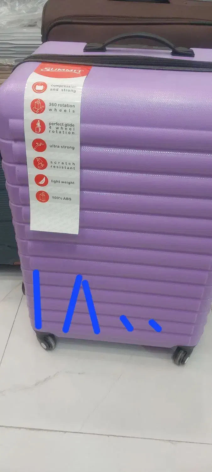 چمدان فایبر گلاس فقط سایز بزرگ|کیف، کفش، کمربند|بروجرد, |دیوار