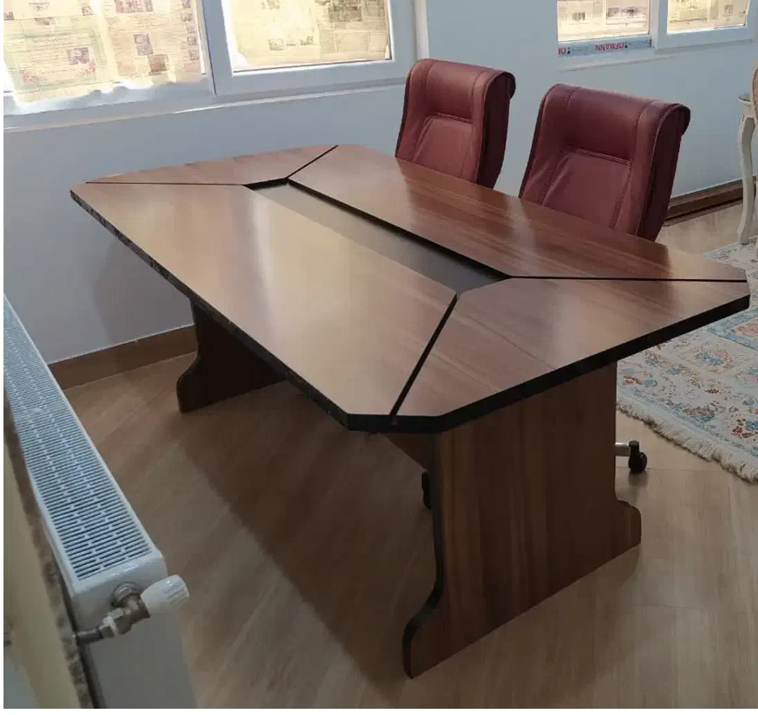 میز کنفرانس و صندلی رایانه صنعت|مبلمان اداری|سمنان, |دیوار