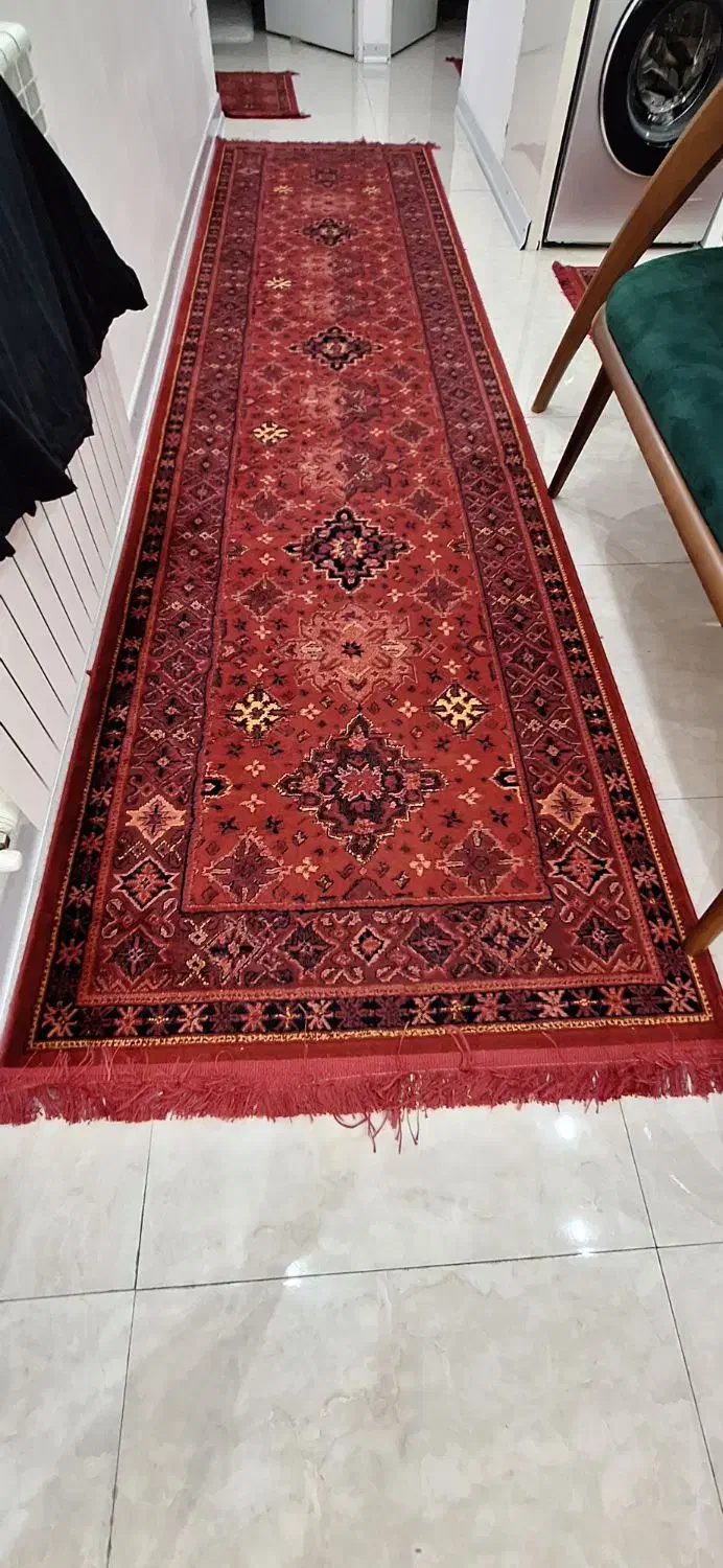 ۴ تخته فرش ماشینی طرح کلکسیون|فرش|بندر انزلی, معلم|دیوار