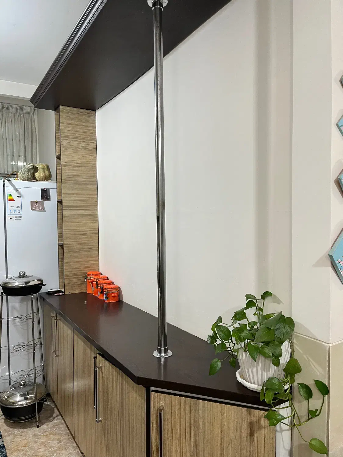 کابینت همراه هود و سینک|کتابخانه، شلف، قفسه‌های دیواری|اسلام‌شهر, شهرک مفیدی|دیوار