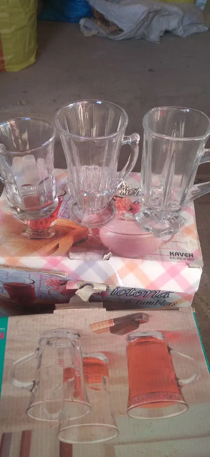 ۴دست استکان نو قیمت هردست  ۲۵۰|ظروف سرو و پذیرایی|انگوت, |دیوار