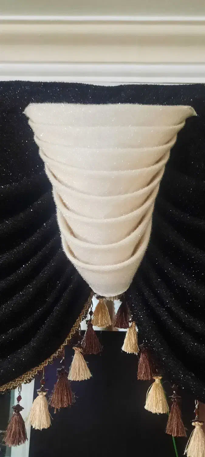 والان پرده قهوه ای شاین دار درحدنو|پرده، رانر، رومیزی|تهران, کیانشهر|دیوار