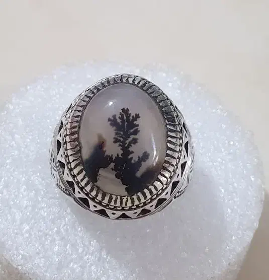 انگشتر شجر کلکسیونی تک درخت با رکاب استاد حسین|جواهرات|تهران, شهرک طالقانی|دیوار