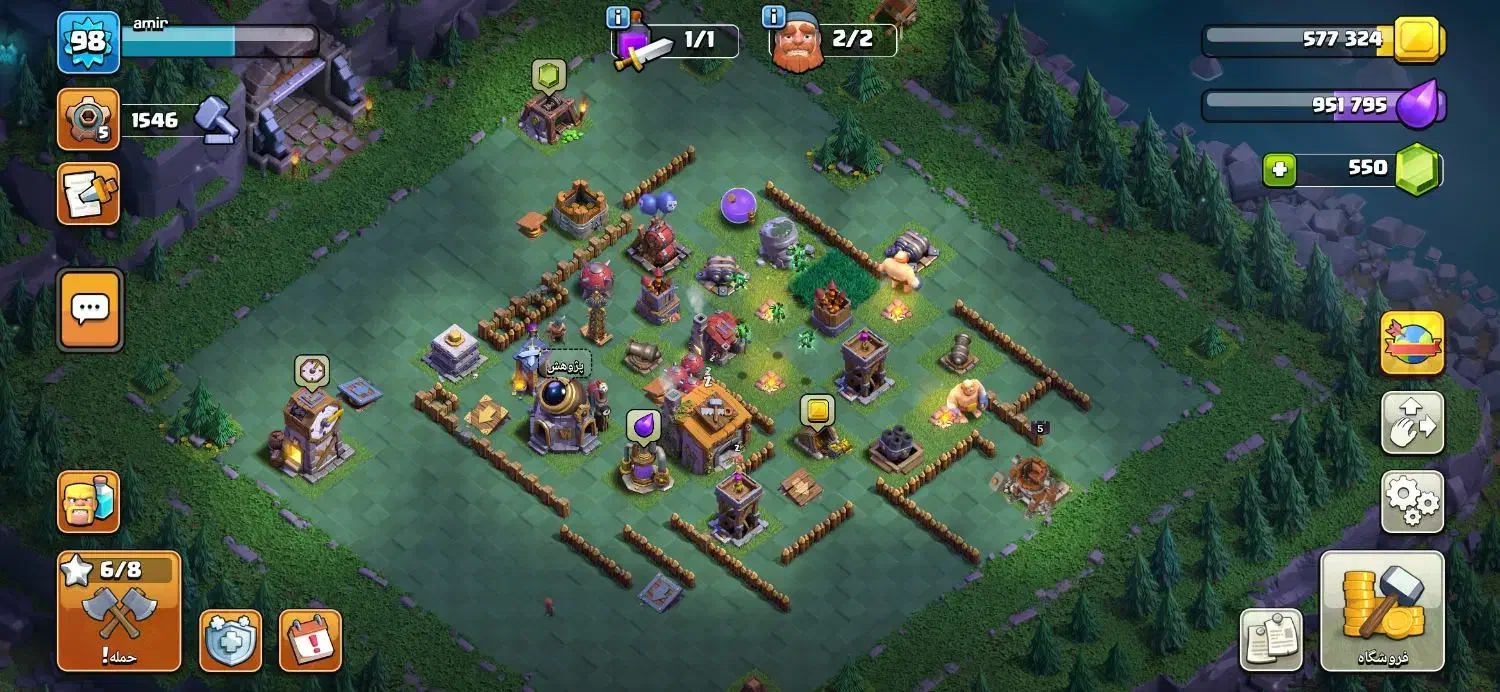 فروش اکانت کلش آف کلنز|کنسول، بازی ویدئویی و آنلاین|دلند, |دیوار